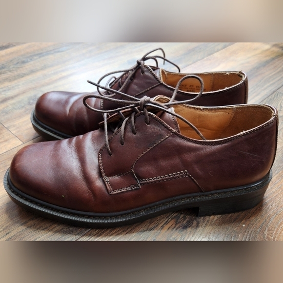 Clarks Leather Brown Mens Shoe Size 9 - Picture 3 of 8